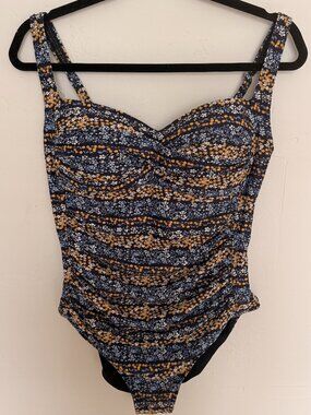 Slimming One Piece Swimsuit with Built-In Cups